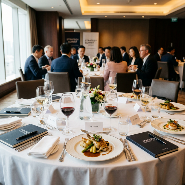 Salle de séminaire et repas d'affaires